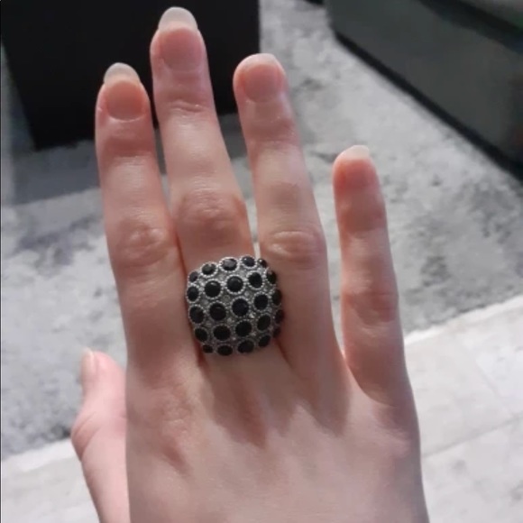 Luxury 925 Silver Sapphire Ring  New - Picture 11 of 11